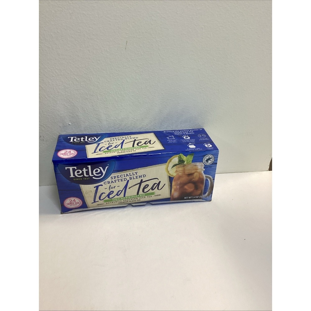 Black Tea, Decaffeinated Iced Tea Blend, Family Size, 24 Count Exp 02/26